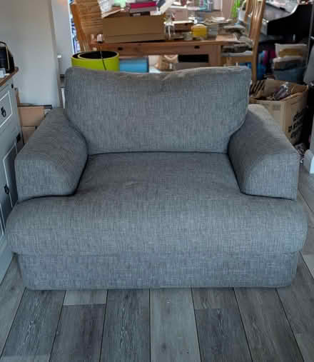 Photo of free Next snuggle sofa, grey (Caerau CF5) #1