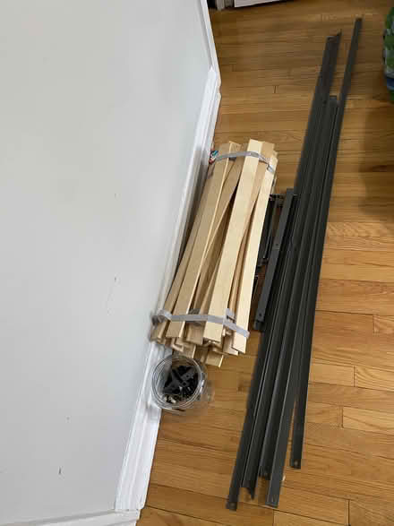 Photo of free IKEA Bed Frame Parts (By Noyes Station) #1