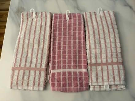 Photo of free 3 Checkered Kitchen Towels (Thornwood, NY) #1