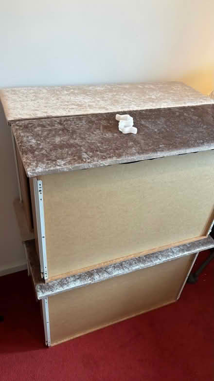 Photo of free King Size Bed Base with 4 drawers Beige (Tarleton PR4) #3