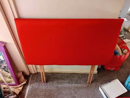 Photo of free Single red headboard (Cardiff, Pentwyn) #1