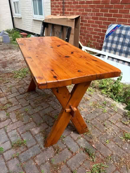 Photo of free Wooden table (Abingdon OX14) #3
