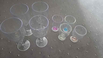 Photo of free Plastic wine glasses (Fareham PO15) #1
