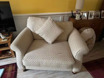 Photo of free Beige Next Love Seat (Theydon Bois CM16) #1