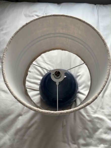 Photo of free Blue ceramic lampshade (Potters Bar EN6) #4