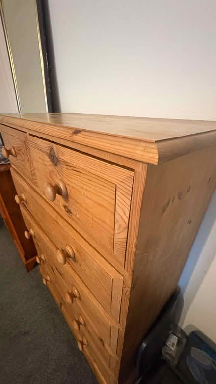 Photo of free Wooden chest of drawers (North Walsham NR28) #2