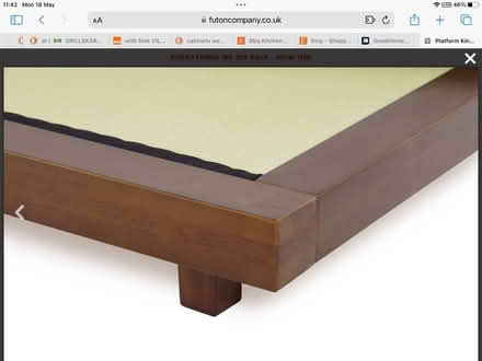 Photo of free Futon Company platform bed frame (Hammersmith W6, Brackenbury) #3