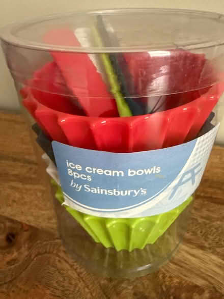 Photo of free Ice cream bowls by Sainsbury’s (Barnes SW13) #1