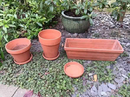 Photo of free Garden pots, bases (Ladywell SE13) #1