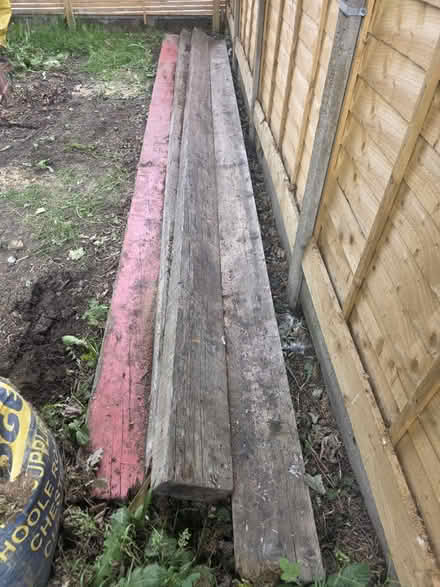 Photo of free 9x4 timbers for firewood (Chester CH1) #1