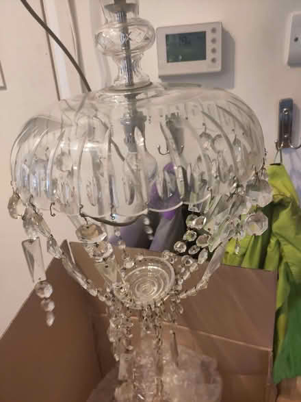 Photo of free glass/crystal lamp shade (Enfield EN2) #1