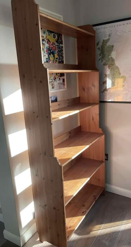 Photo of free Large solid wood book case (Wallands Park BN7) #1