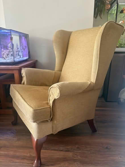 Photo of free Pair of matching arm chairs (Woodham) #2