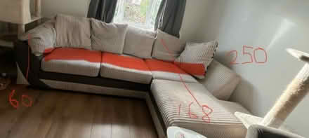Photo of free L shaped sofa (Chessington Surrey KT9) #2