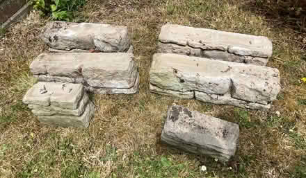Photo of free Cotswold stone walling blocks (Alton GU34) #1