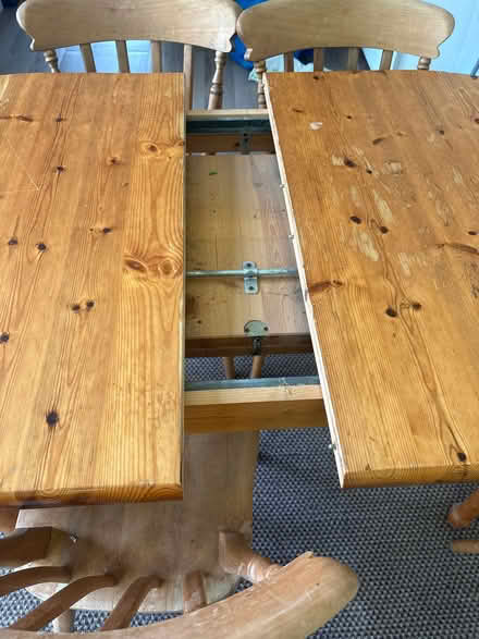 Photo of free Wooden dining table and 4 chairs (Ashby de la Zouch LE65) #4