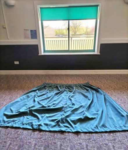Photo of free Curtains, blue, heavy-duty (Corsham) #1