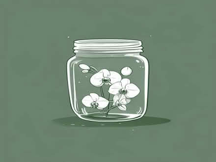 Photo of free Large glass jar, once held an orchid (Lauriston EH3) #1