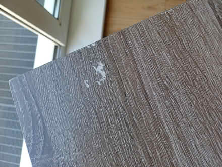 Photo of free Wooden Table with metal legs (NW9 Colindale, Tesco Express) #3