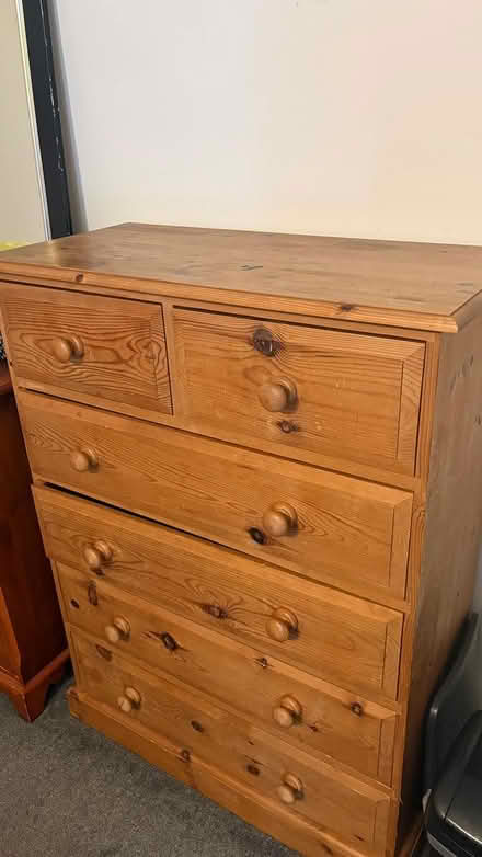 Photo of free wooden chest drawer (NR28) #3