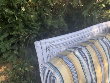 Photo of free Curb Alert - Wicker Couch (217 List Ave Pasadena) #4