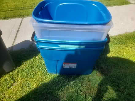 Photo of free Storage bins (Guelph Line and New Street) #2