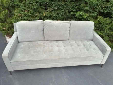 Photo of free Gray mid century modern couch (Glenbrook, CT) #3