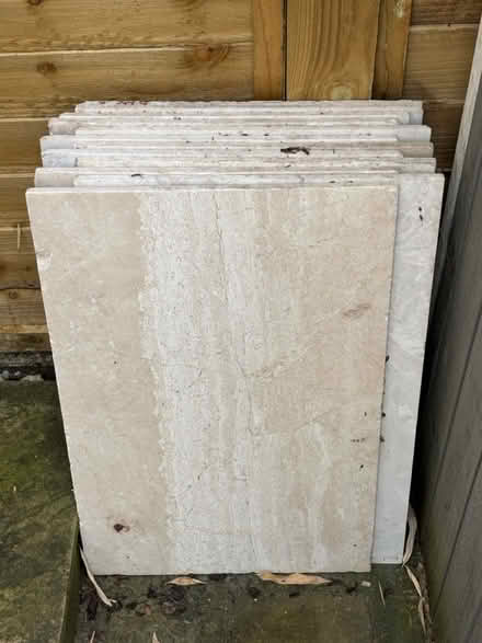 Photo of free X11 stone tiles (Winchester SO22) #1