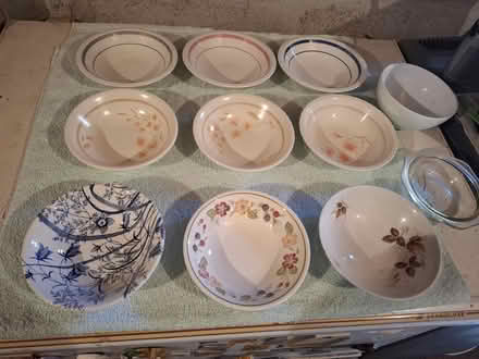 Photo of free 14 cereal bowls (Threemilestone Truro) #1