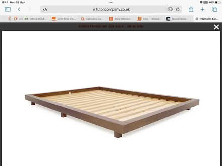 Photo of free Futon Company platform bed frame (Hammersmith W6, Brackenbury) #2
