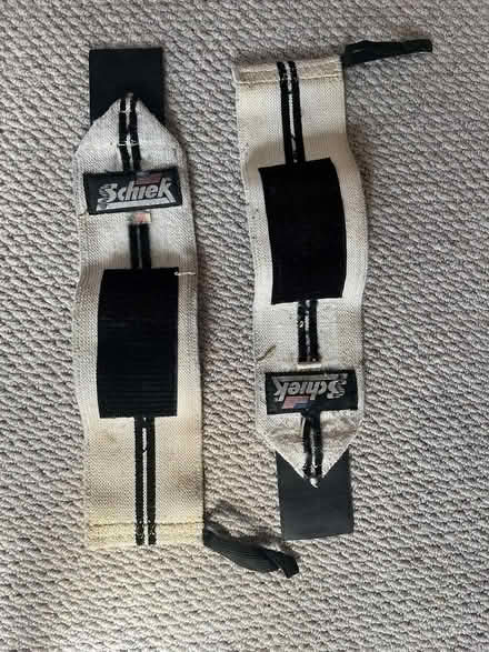 Photo of free Weightlifting wrist wraps (Hitchin SG5) #1