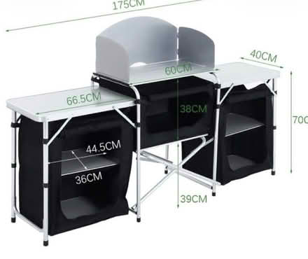 Photo of Camping kitchen and tables (Bailiff Bridge BD12) #1