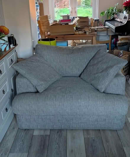 Photo of free Next snuggle sofa, grey (Caerau CF5) #2
