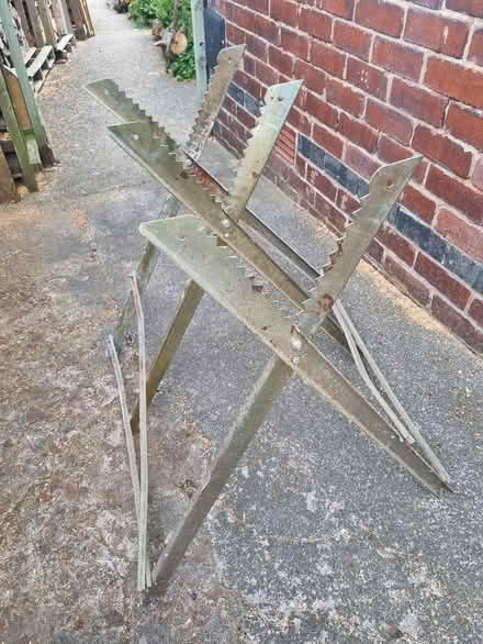Photo of free Metal sawhorse (Norton Lees S8) #1
