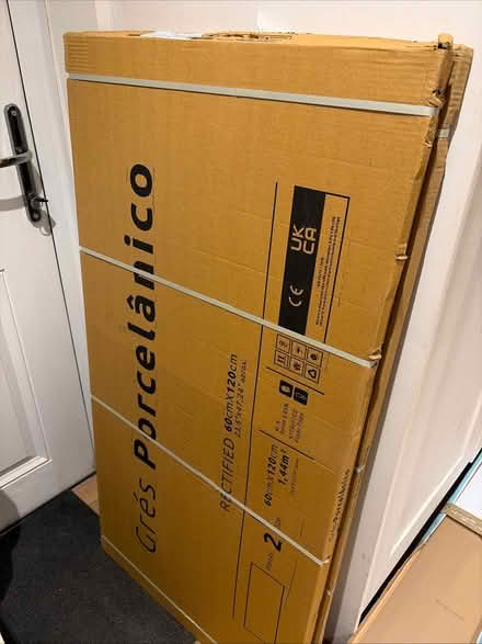 Photo of free Como Black Matt Porcelain Tile 1200x600x9mm - 4.3sq.m approx (Royal Leamington Spa CV32) #4