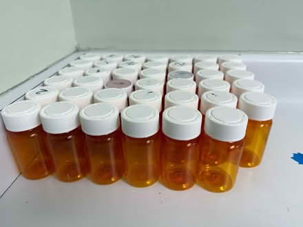 Photo of free 41 plastic prescription bottles (1075 Valencia Avenue) #1