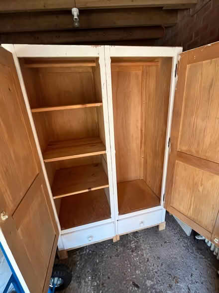 Photo of free Pained pine wardrobe (Alderley Edge SK9) #4
