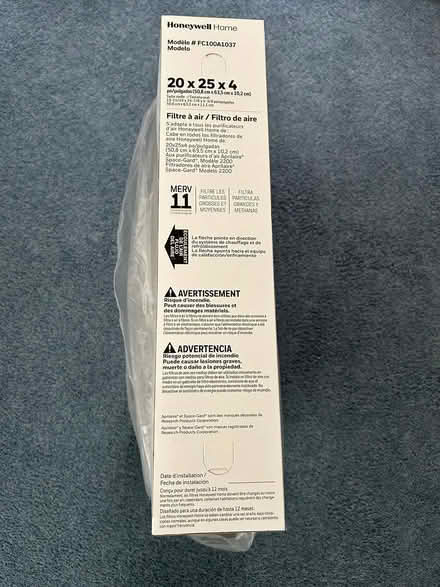 Photo of free Furnace Filter (Just east of De Anza College) #1