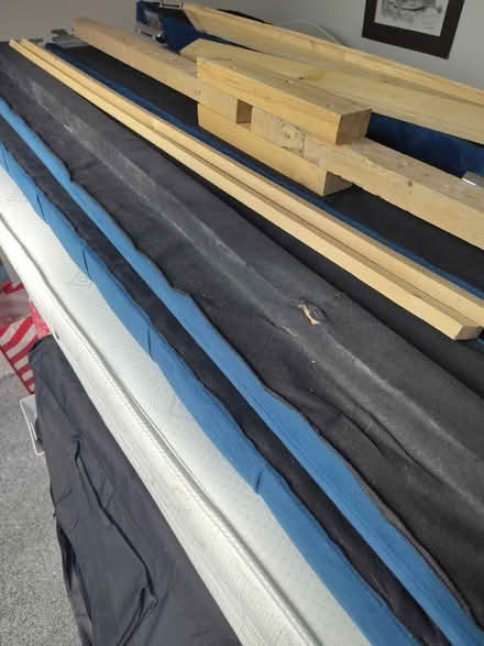Photo of free Double bed frame and mattress (Woolton L25) #3