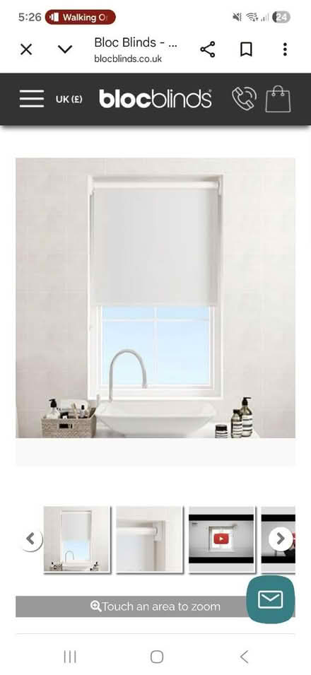 Photo of free 2 x BlocBlinds EasyFit Roller Blind (East Acton W3) #1
