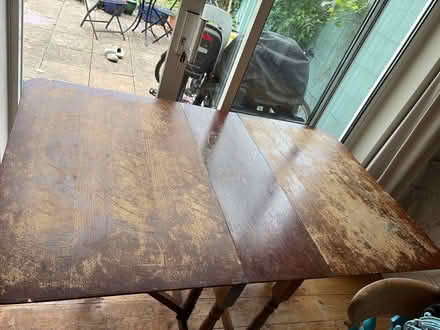 Photo of free Folding wooden table (Headington Quarry OX3) #3