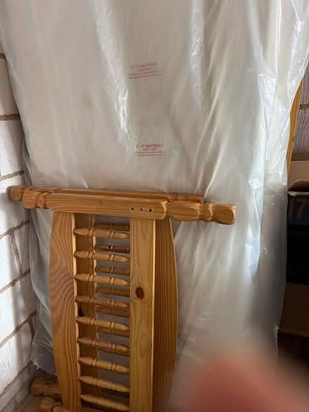 Photo of free Single bed frame with mattress (GL2) #1