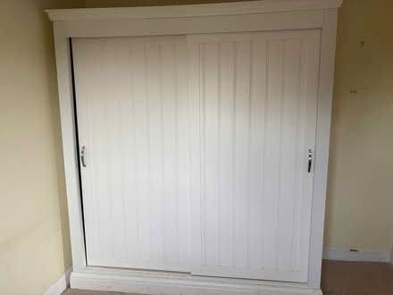 Photo of free Used sliding door wardrobe 184cm wide x 64cm deep x 2m tall (Royal Leamington Spa CV32) #1