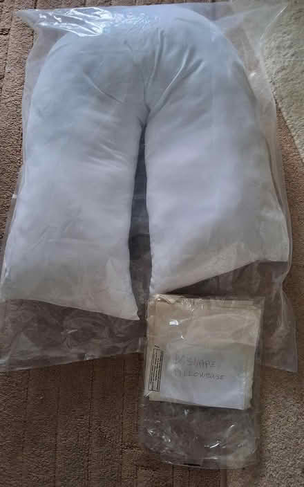 Photo of free U-shaped cushion pillow, pillowcase (South Acton) #1