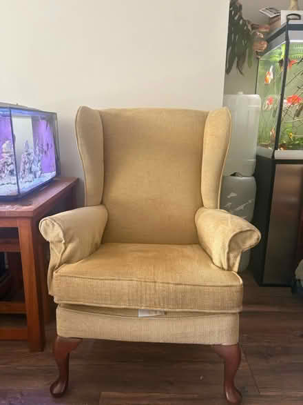 Photo of free Pair of matching arm chairs (Woodham) #1
