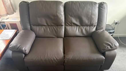 Photo of free Manual 2-Seater Recliner Sofa Brown (NR28) #1