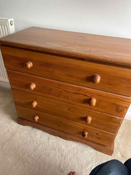 Photo of free Pine chest of drawers (Waterlooville PO7 7) #1