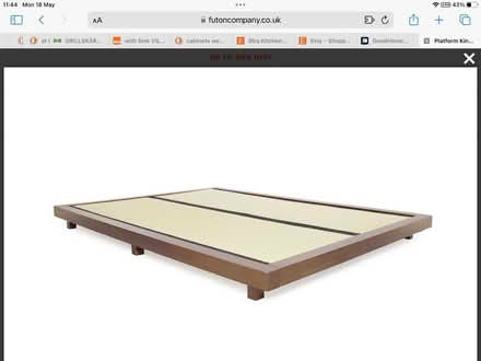 Photo of free Futon Company platform bed frame (Hammersmith W6, Brackenbury) #1