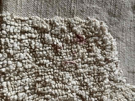Photo of free Cotton throw, large - some stains and damage (Wandsworth Common SW17) #4