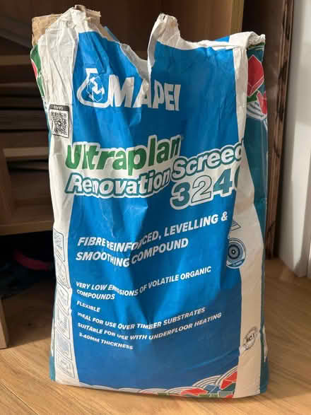 Photo of free Open bag of Mapei Renovation Screed (Old Malden KT4) #1